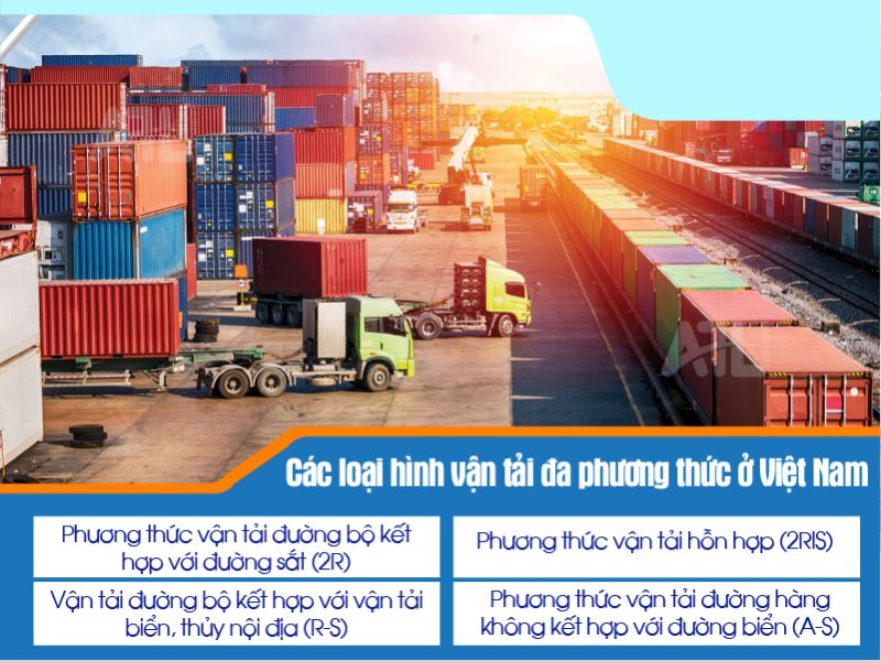 Một số loại hình vận tải đa phương thức phổ biến ở nước ta