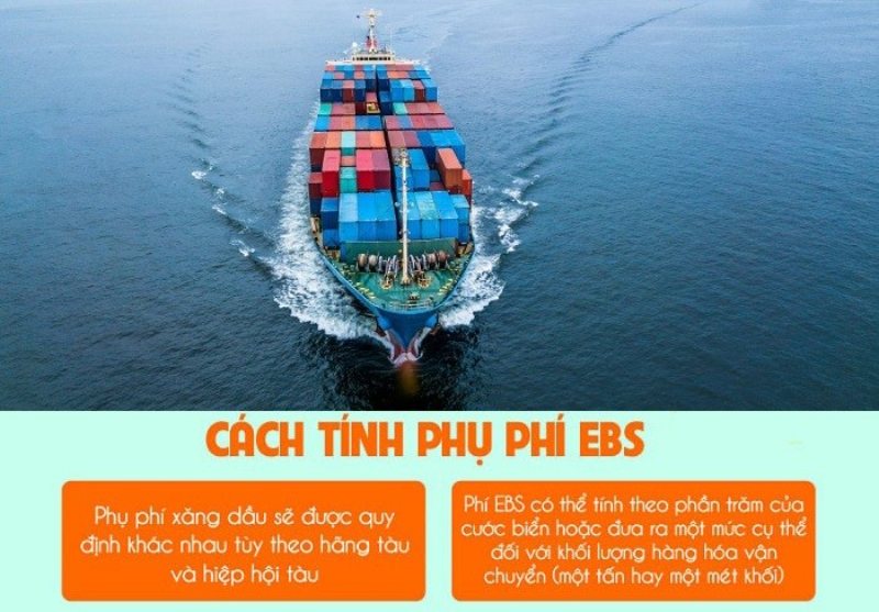 Muốn biết phụ phí EBS bao nhiêu, các đơn vị liên quan có thể liên hệ với hãng tàu hoặc bên vận tải hàng hóa