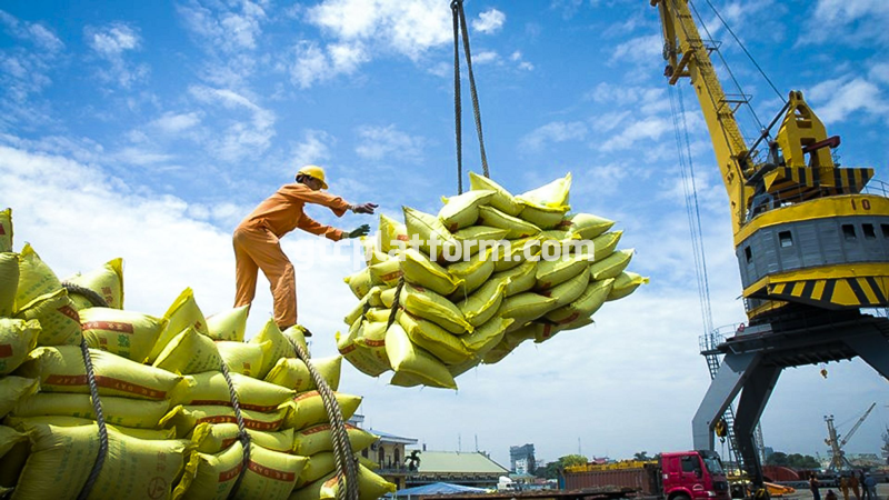 Gạo 5% tấm xuất khẩu